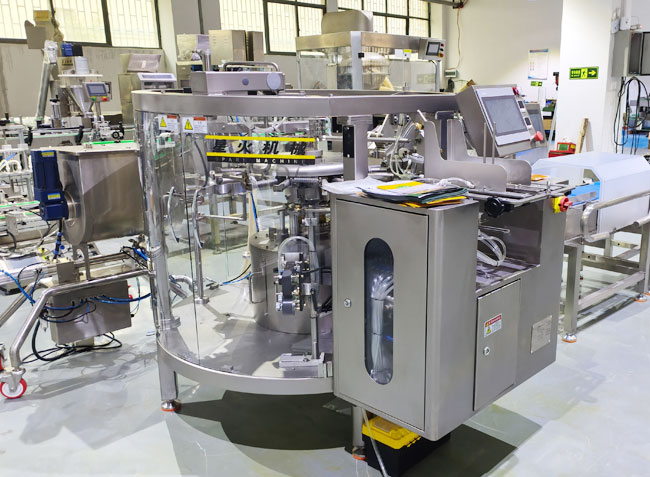 全自动火锅底料包装机-给袋式酱料包装机械