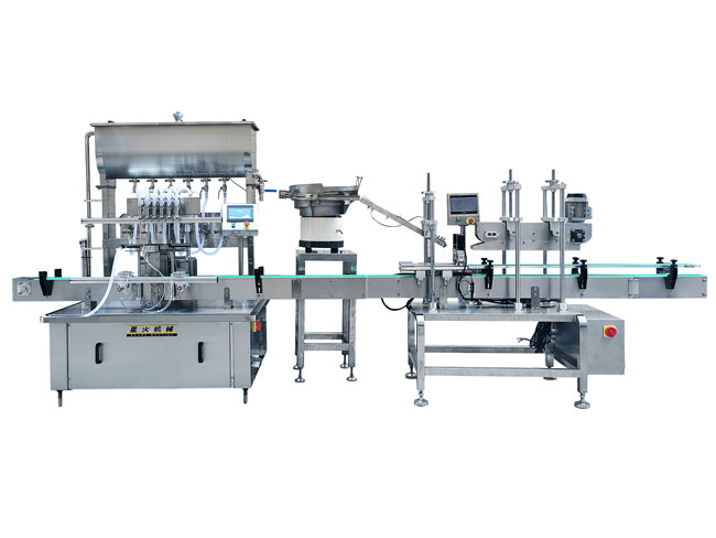 全自动香油灌装机-小磨油灌装压盖机